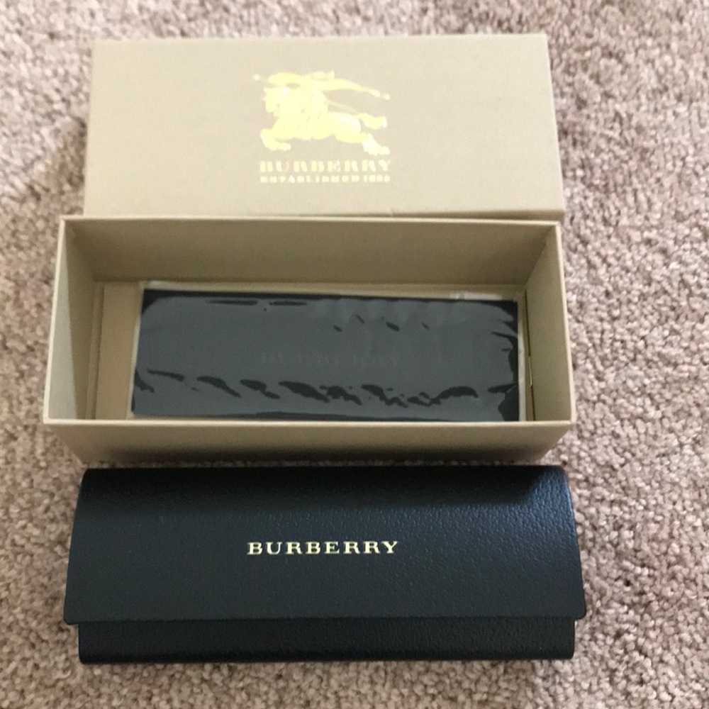 Burberry glasses case